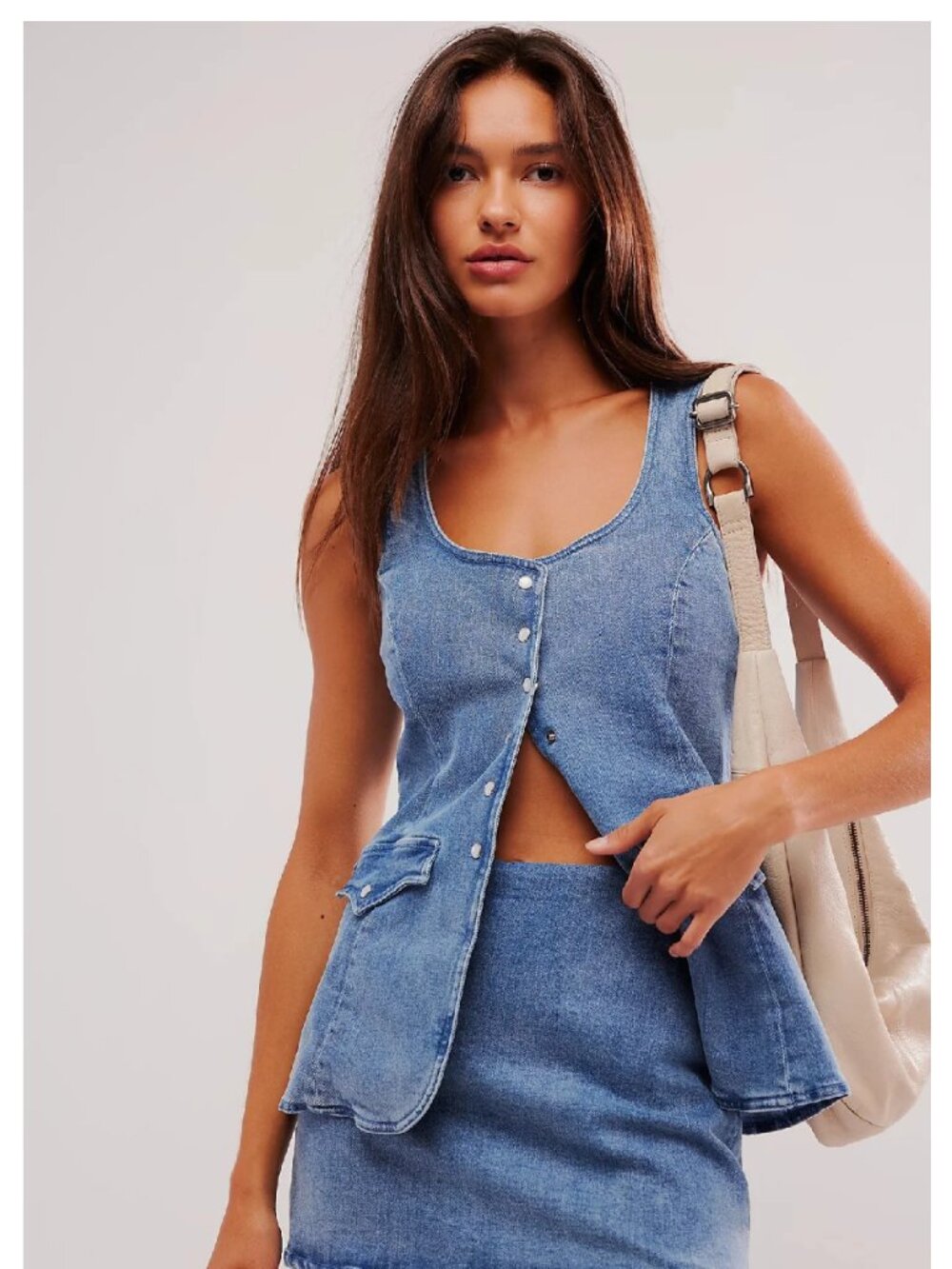 Amanda Uprichard *NEW* Kya Denim Skort Romper